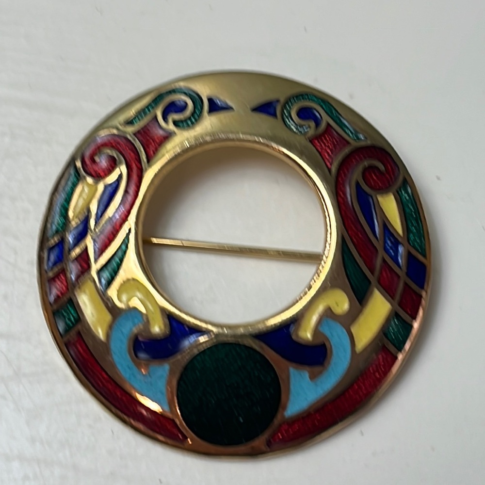 P6. Cloisonné pin.